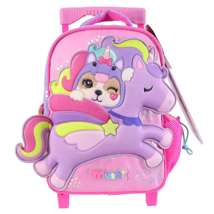 Mochila Escolar Cresko 2026 Simones 14" con Carro Art.SI940